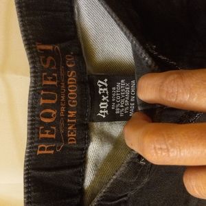 "REQUEST" denim goods Co., 40x32, black